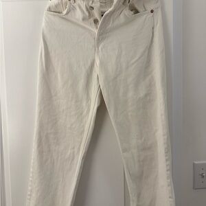 Zara white jeans